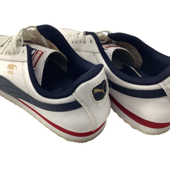 Puma Roma White, Blue, Red Size 7C - Picture 9 of 9